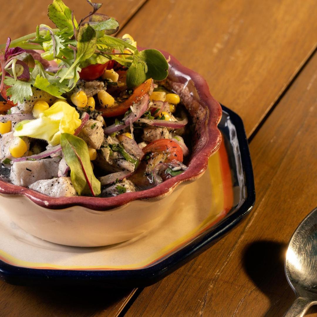 Adra Hostel Antigua Eksteriør billede Ceviche