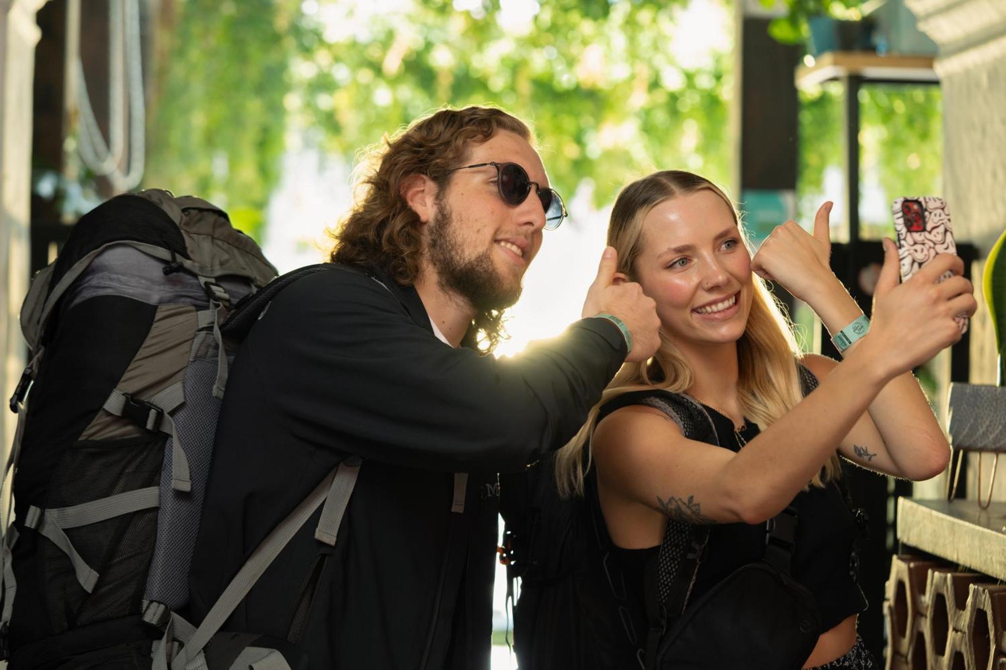 Adra Hostel Antigua Eksteriør billede Selfie